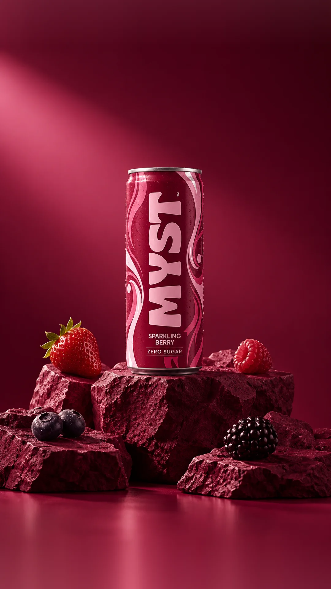 Myst Can On Rocks with 4 Berries